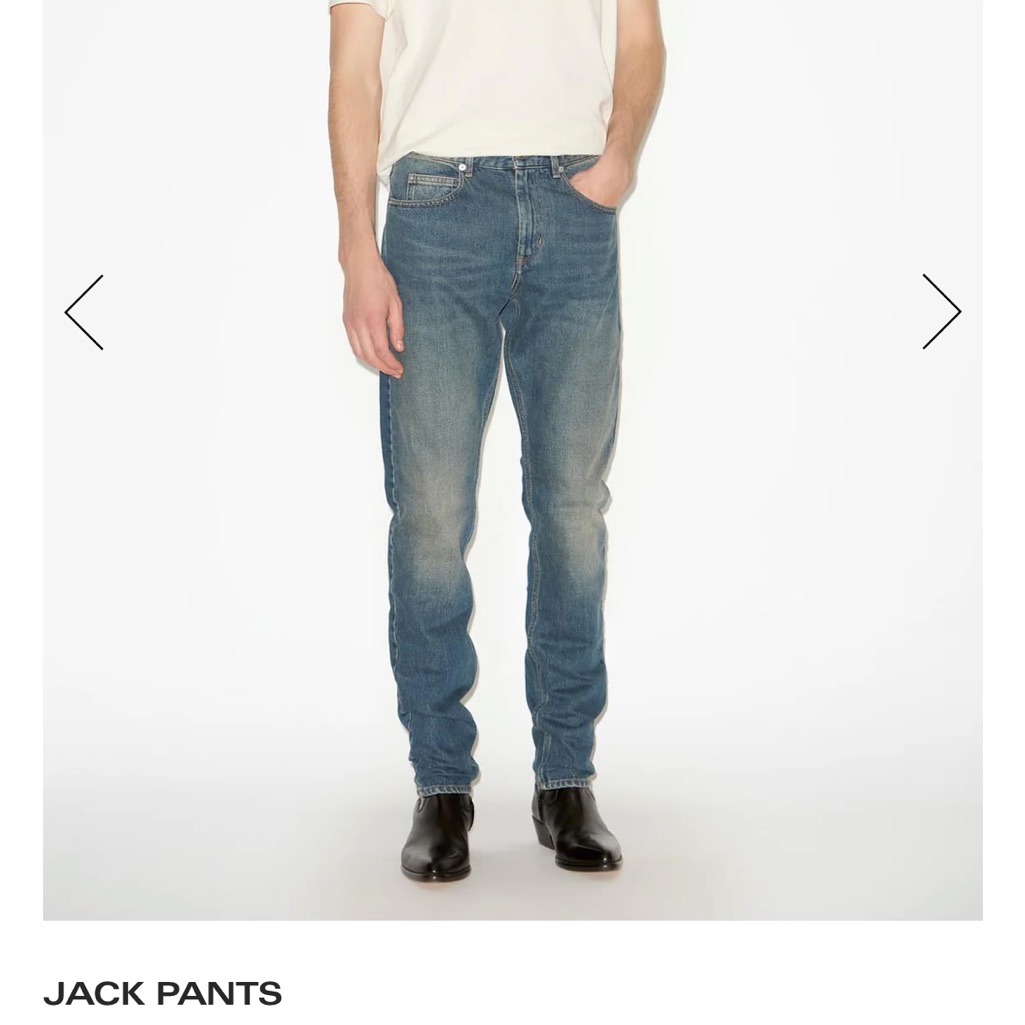 Isabel Marant -Men's Blue Jeans -Jack Trousers